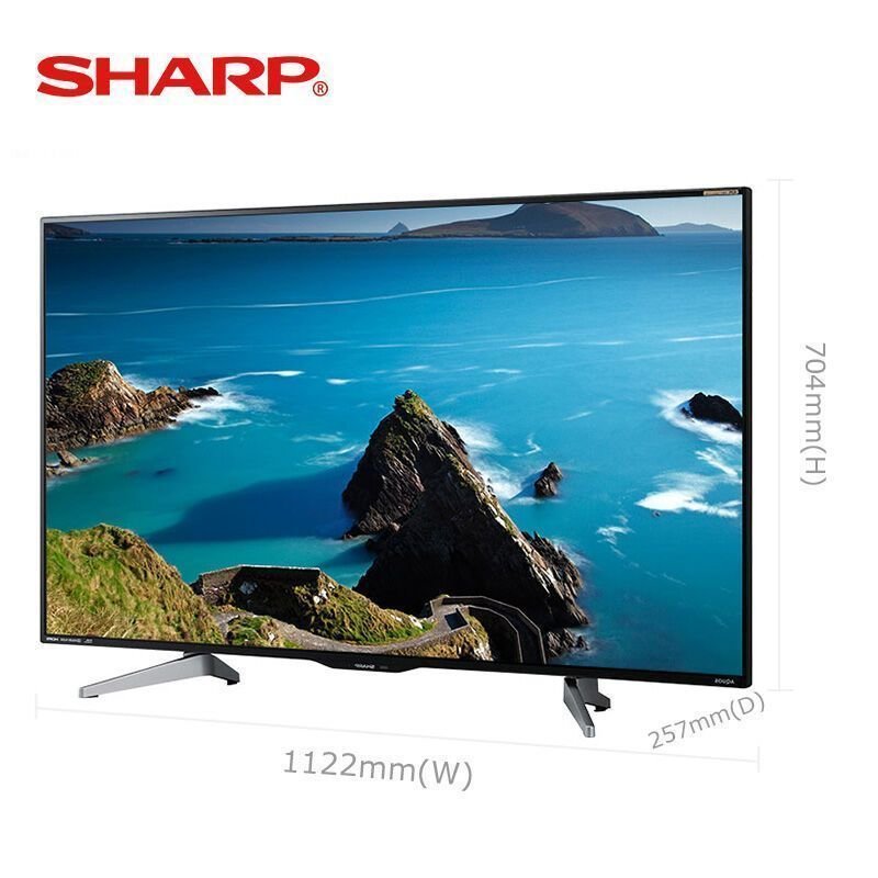 夏普(sharp)lcd-50su560a 50英寸 4k高清客厅电视智能企鹅tv平板液晶