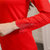 霓美舒 保暖内衣女加绒冬季 紧身蕾丝性感V领塑身美体打底秋衣秋裤套装（1734）第4张高清大图
