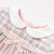 davebella 戴维贝拉2018秋装新款女童连衣裙 宝宝格子裙DBM7742(18M 粉红)第4张高清大图