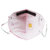 3M 防雾霾PM2.5 防尘 口罩(9501C粉色口罩3个/包)第4张高清大图