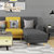 拉斐曼尼BSS002轻奢北欧布艺沙发转角欧式沙发 现代简约沙发 客厅 整装家具(象牙白 3+右贵妃)第2张高清大图