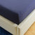 悦洁床单床笠款床单床上用品纯色床单单品藏青QS180x200CM(藏蓝床单QS 床单)第2张高清大图