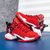 迈凯恩品牌儿童篮球鞋2022新款男童网面透气运动鞋男孩网鞋中大童防滑高帮跑步鞋(黑红685 32（20）)第4张高清大图