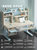 爱莱卡儿童学习桌小学生书桌实木课桌家用可升降作业写字桌椅套装(百宝D2单桌【1.2m/环保生态板】 蓝)第2张高清大图