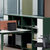 艾诺狄斯 现代简约办公室双人位带副柜职员办公桌椅组合办公家具(胡桃色双人位)第4张高清大图