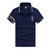 adidas阿迪达斯短袖2016夏季透气运动休闲短袖男士运动polo衫(蓝色)第5张高清大图