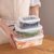 冰箱收纳保鲜盒塑料微波炉饭盒密封盒便携分隔便当盒水果盒储物盒(长方形【双重密封】 中号-【3个装】)第3张高清大图