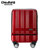 达得利登机箱子前置电脑拉杆箱万向轮小行李箱男18寸女旅行箱包红(黑色 18.5寸（全球可登机）)第3张高清大图