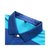 CINEESD 2021夏季新款男式条纹Polo衫商务休闲短袖 夏季新款纯棉(2302蓝色 170/M)第3张高清大图