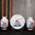 景德镇陶瓷器三件套小花瓶现代中式客厅电视柜插花工艺品装饰摆件(仙山云海)第4张高清大图