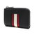 Bally巴利 男士织物配皮钥匙包卡包卡夹 BRADI HP(100 黑色红白)第2张高清大图