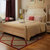卡富丹 实木床美式床欧式床双人1.5米1.8韩式床家具(1.8米床垫)第2张高清大图