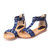 毅雅 夏季新款 甜美亮片水钻舒适平跟女凉鞋YY1744511 (深蓝色 40)第3张高清大图