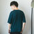运动T恤男 短袖速干圆领半袖夏季透气宽松薄款男士运动上衣(墨绿色)第5张高清大图