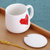 角拓者创意办公室陶瓷杯带盖勺大容量个性卡通水杯家用杯子可爱马克杯女(双爱心)第4张高清大图
