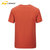 2016春夏新款速干T恤圆领印花短袖速干衣透气排汗防紫外线162E358A(橙色 XL/170)第4张高清大图