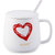 角拓者创意办公室陶瓷杯带盖勺大容量个性卡通水杯家用杯子可爱马克杯女(be love空壳心)第5张高清大图