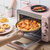 小熊（Bear）电烤箱 烤面包机多士炉全自动家用小型多功能烤箱三合一早餐机 粉色 DSL-C02B1第5张高清大图