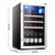 奥克斯(AUX)家用迷你单门欧式酒柜冷柜冰吧冷藏柜玻璃展示柜恒温小酒柜 JC-50(黑色 奥克斯90升（冷藏+微冻）)第3张高清大图