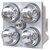 欧普照明(OPPLE) JYLF01 1100W 灯暖换气 300*300室内取暖器 浴霸 适配集成吊顶 银色第2张高清大图