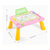 彩色磁性画板幼儿童磁性宝宝写字板婴儿小黑板1-2-3岁涂鸦板玩具(粉色 海洋画板桌)第3张高清大图