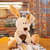 绒贝儿毛绒玩具兔子公仔抱枕 大牙兔毛绒玩偶生日礼物情人节礼物(米色 高50cm)第3张高清大图
