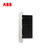 ABB开关插座无框轩致二位带USB充电五孔插座10A(雅典白)AF293第4张高清大图