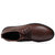 米斯康男棉鞋新款时尚牛皮系带商务休闲男士皮鞋英伦高帮鞋子1158(棕色)第2张高清大图