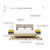 忆斧至家 北欧简约现代板式1.5m1.8米日式田园床主卧室婚床双人床(床+天然山棕床垫 1.8m*2m)第5张高清大图