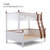 顾家家居儿童房环保实木家具儿童床子母床高低床组合DK.PT005B(子母床)第5张高清大图
