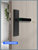 面板免开孔室内木门指纹锁卧室房门密码锁家用办公室球形通用智能门锁(银色 面板双舌涂鸦系统)第2张高清大图