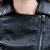 VEGININA 机车皮衣女短款显瘦韩版pu皮夹克外套 9936(黑色 3XL)第4张高清大图