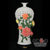 中国龙瓷 商务礼品*纯手工艺品中国瓷器德化陶瓷办公客厅 35cm美人瓶(编织-彩牡丹）SNC0079第3张高清大图