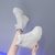 SUNTEK马丁靴女鞋英伦风2021年新款秋冬季加绒棉鞋秋款百搭内增高短靴子(39 米白色【单里】)第2张高清大图