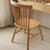 物槿 北欧风实木梳妆台 LMF-01(原木色 单桌+温莎椅（1米）)第2张高清大图