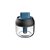 家用带标签防潮盖勺一体调味罐 多功能调料盒玻璃调味瓶刷油壶(蓝色油刷瓶)第5张高清大图