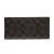 COACH 蔻驰 75013 新款男士PVC经典长款钱包(咖啡色 75013)第2张高清大图