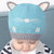 秋冬宝宝针织帽婴毛线帽儿男童女童小孩儿童帽子韩版0-3-6-12个月(皮粉色)第5张高清大图