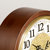 汉时创意古典实木座钟欧式客厅静音石英钟家用报时书房台钟HD219(棕色榉木外框-音乐报时)第4张高清大图