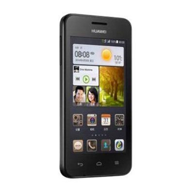 Huawei/华为 Y330-C00 电信3G 双模双卡 4英寸 安卓 智能 老人手机(黑色 官方标配)