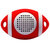 雷麦（LEIMAI）LM-09 橄榄球 迷你蓝牙音响 无线便携户外音箱（红色）第3张高清大图