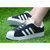 Adidas/三叶草 阿迪达斯贝壳头女鞋男鞋三叶草冬季板鞋C 77124系列(黑白B34309 36)第4张高清大图