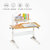 美好童年 实木儿童学习桌椅套装 学习桌可升降儿童书桌学生书桌写字桌课桌椅T213SM7006(学习桌椅套装（王子蓝）)第5张高清大图