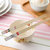 10双楠竹防滑筷子家用中式套装筷子天然竹子碳化竹木筷子(10双装)第2张高清大图