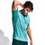 美国HOTSUIT运动短袖t恤男圆领户外跑步健身透气修身运动上衣5694004(水鸭绿 XL)第4张高清大图
