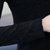 VEGININA 韩版修身长袖加厚蕾丝衫高领套头上衣 D6220(黑色 3XL)第5张高清大图