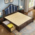 亚格林 美式 床 1.8米1.5m单双人床皮软靠背婚床 高箱储物 家具(床)第4张高清大图