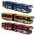 鸭小贱 合金回力巴士双节铰接公共汽车大巴士公交车儿童玩具模型632(黄色 中号)第5张高清大图