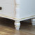 卡富丹 美式实木床头柜 储物柜子床边柜三抽斗柜白色(象牙白色 单个床关柜)第4张高清大图