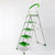 家逸（JIAYI） 家逸梯子宽踏板家用梯折叠人字梯 多功能梯子家用 折叠步梯(五步圆弧阶梯绿色)第5张高清大图